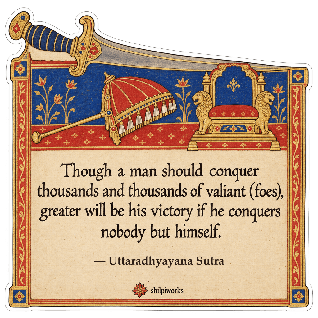 Victory of Self-Conquest Quote