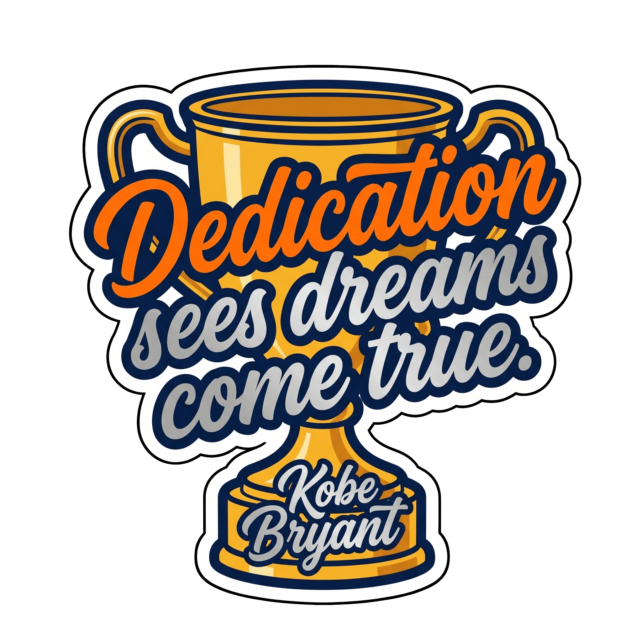 Kobe Bryant Dedication to Dreams Achievement Emblem