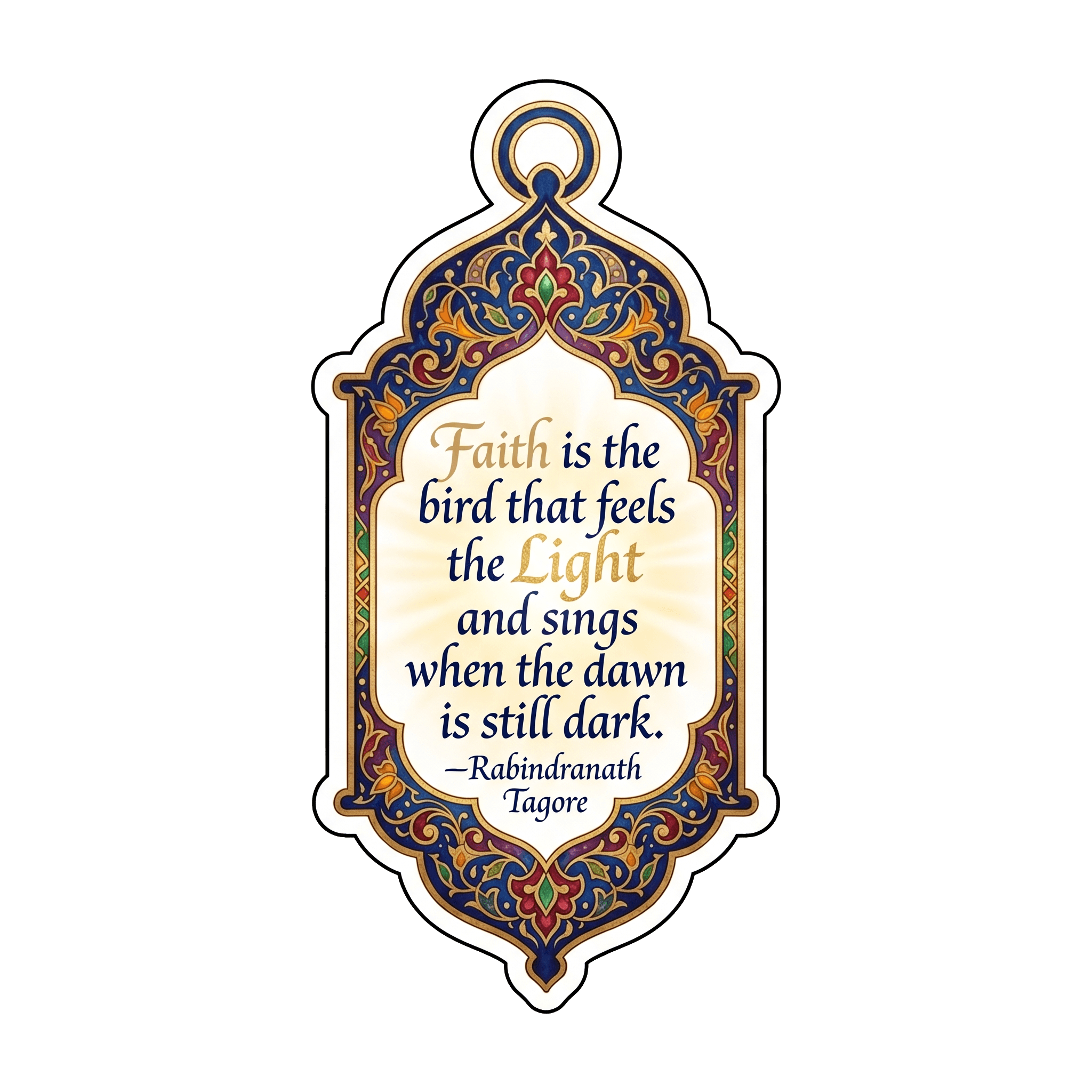 Faith's Song at Dawn: Tagore's Illuminating Wisdom