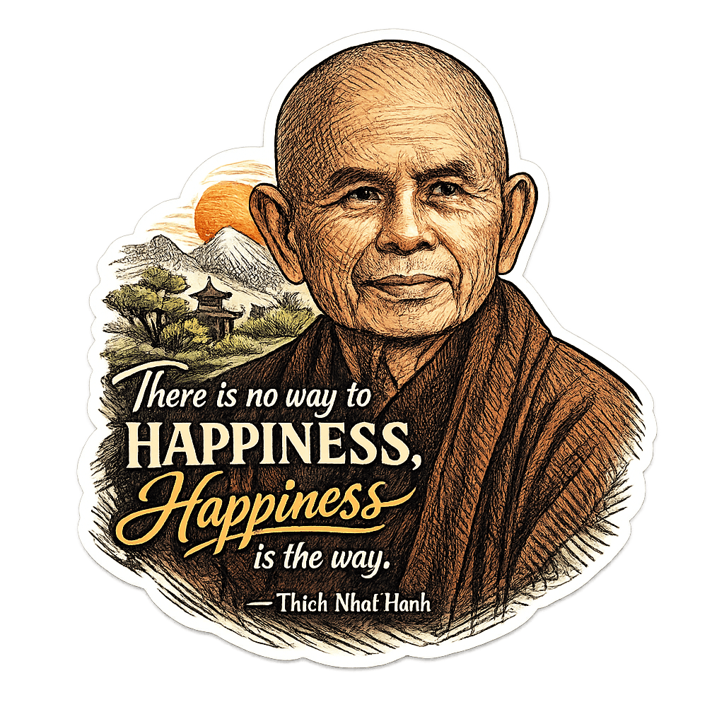 Thich Nhat Hanh Wisdom: Happiness is the Way