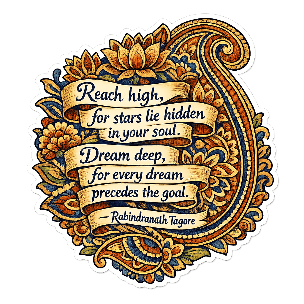 Rabindranath Tagore: Soul's Hidden Stars, Dream's Goal