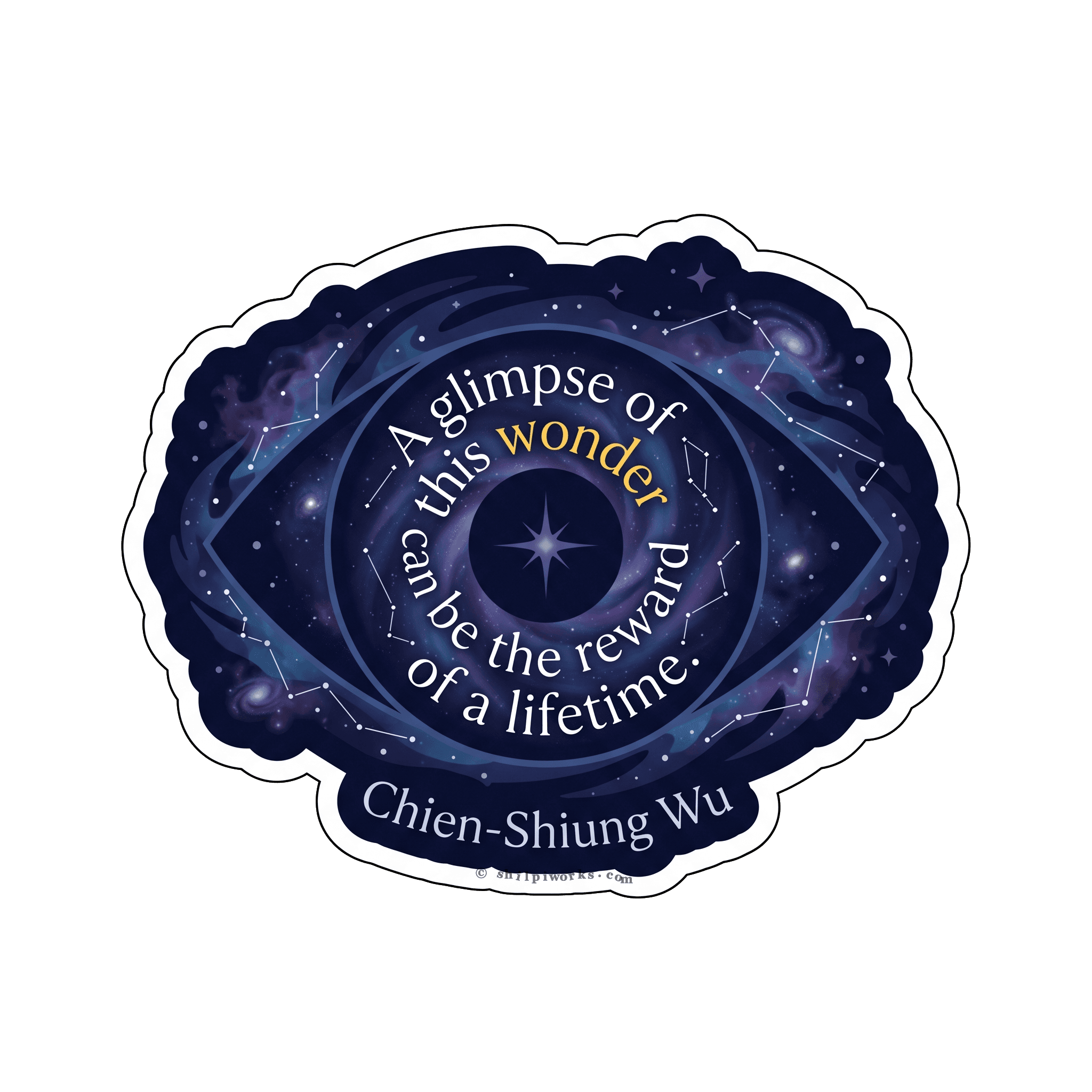 Wu's Glimpse of Wonder Sticker