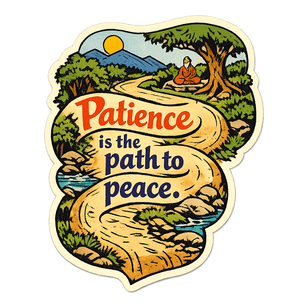 Serene Wisdom Journey: Patience to Inner Peace