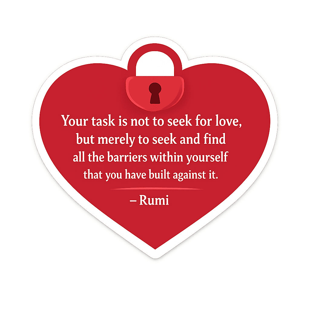 Love's Barriers by Rumi