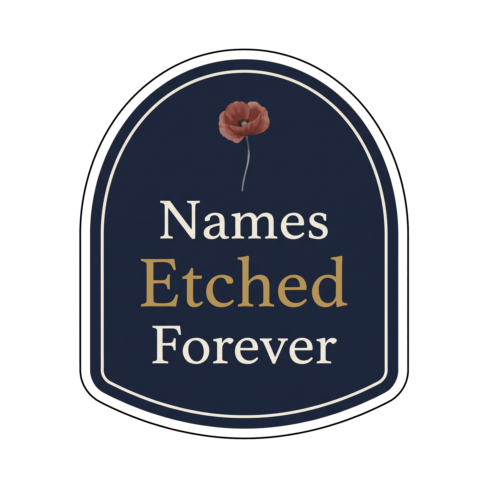 Memorial Day Remembrance Poppy