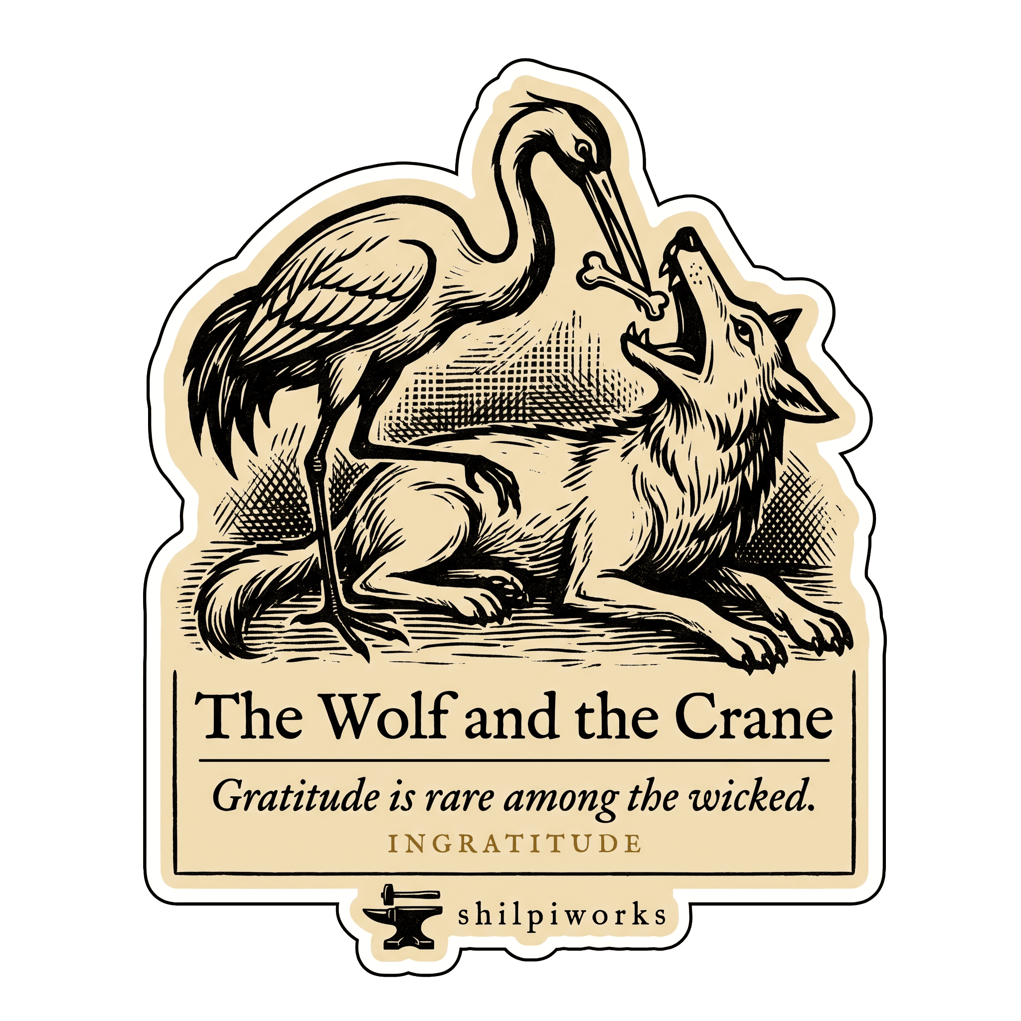 The Wolf and the Crane