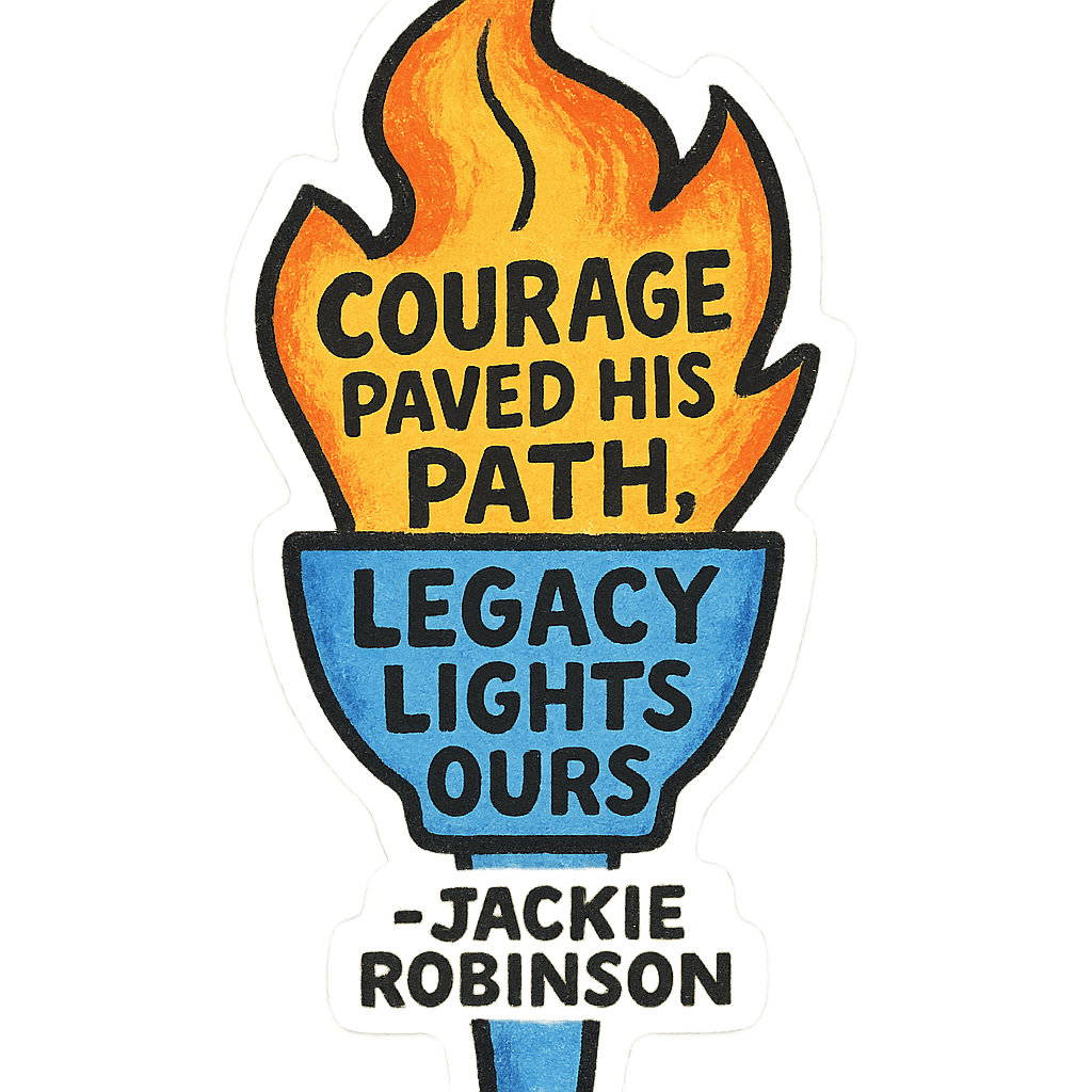Jackie Robinson Torch Waterproof