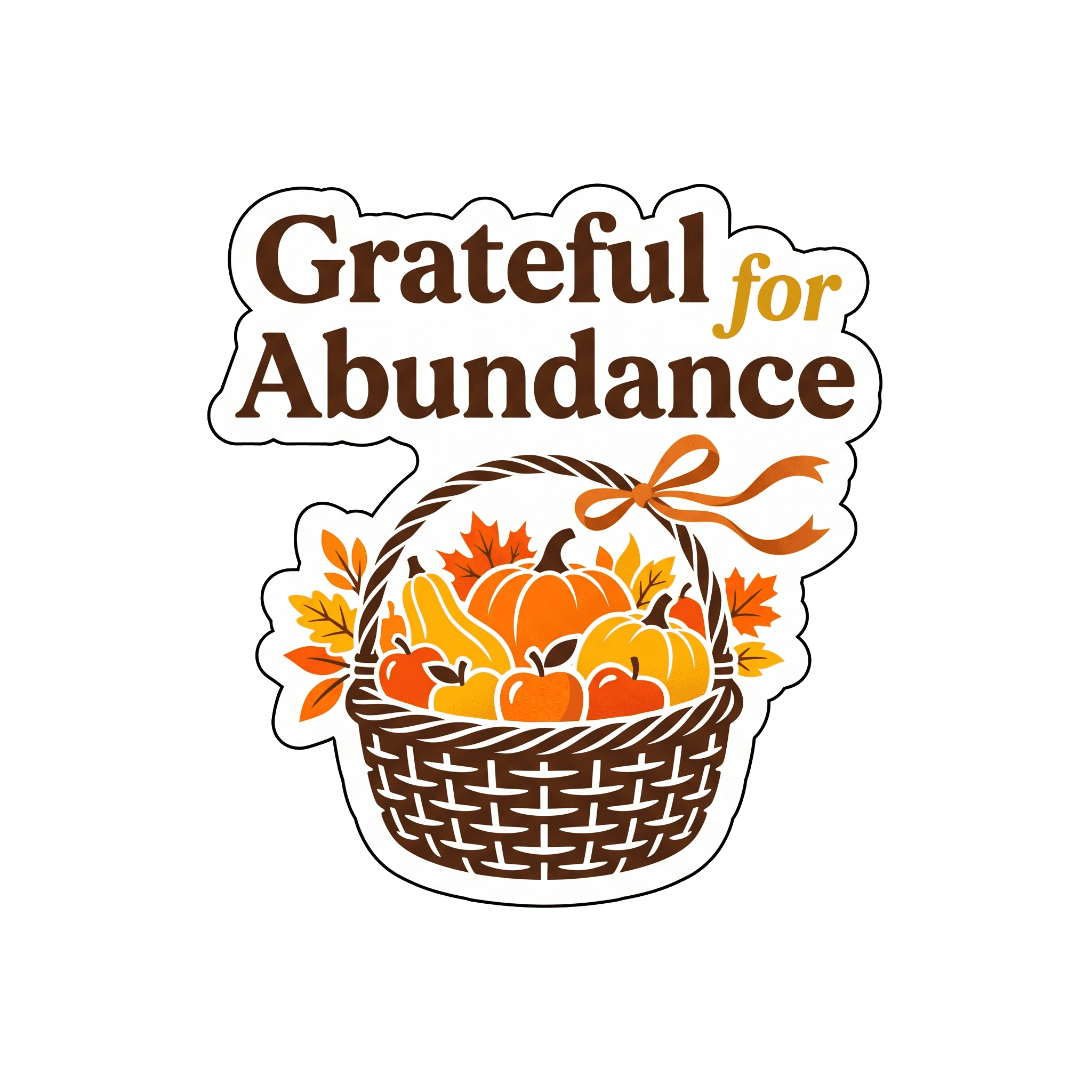 Grateful Abundance Harvest Basket