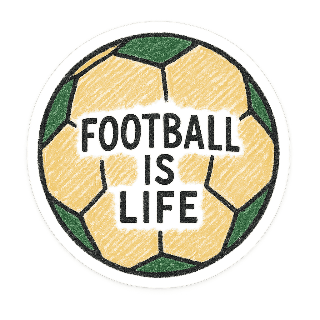 Football Is Life Decal