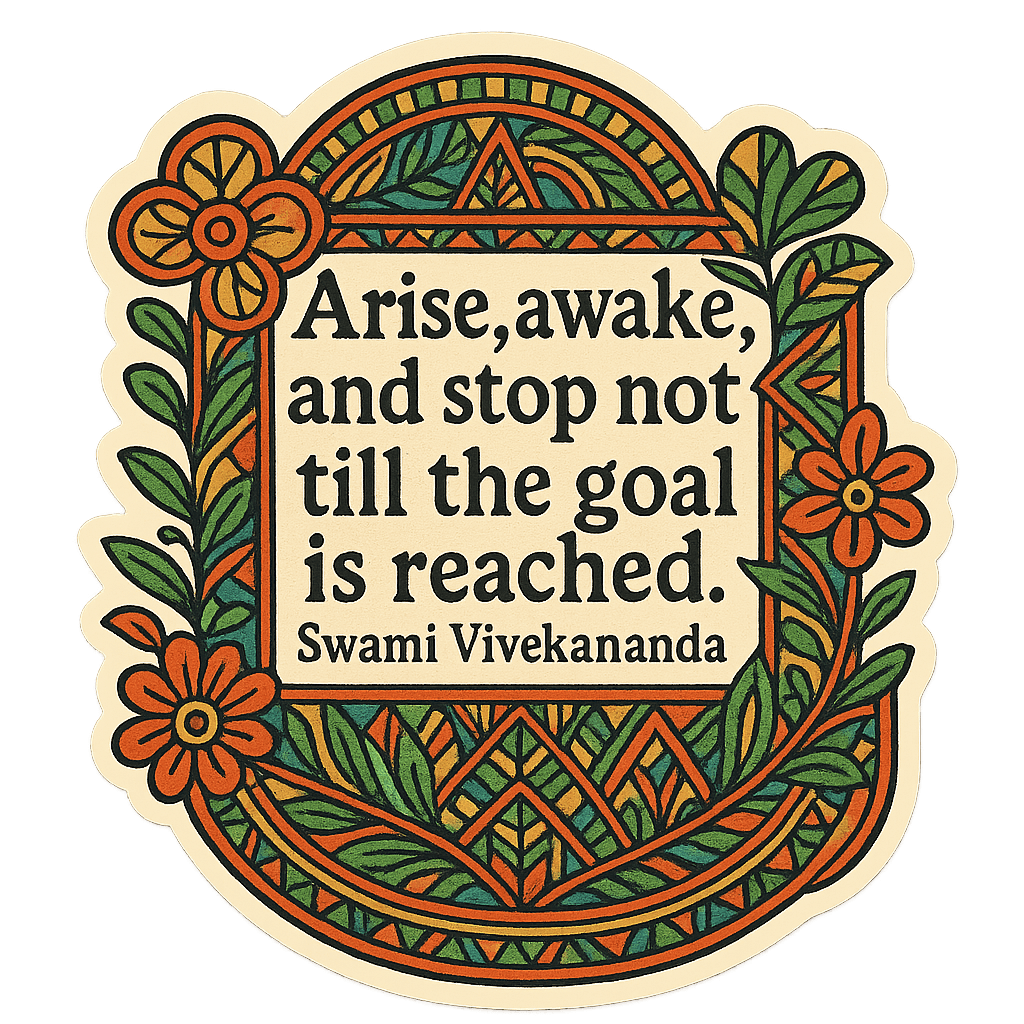 Swami Vivekananda Wisdom: Arise, Awake, Achieve Your Goal