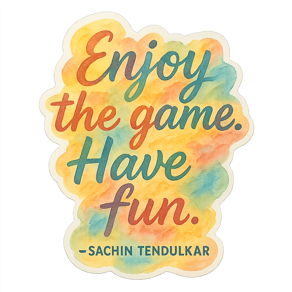 Sachin Tendulkar's Playful Game & Fun Message