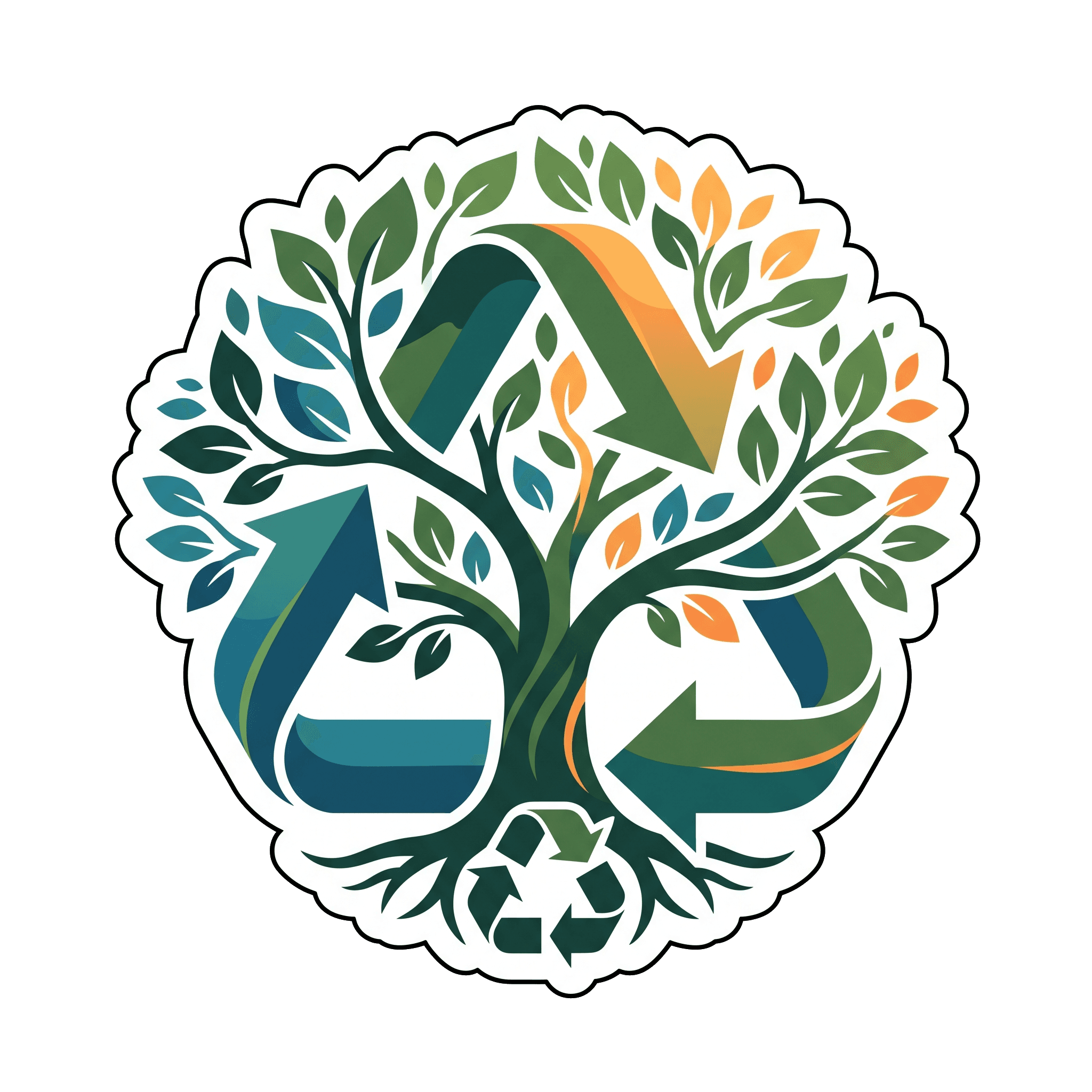 Growing World Recycle Art