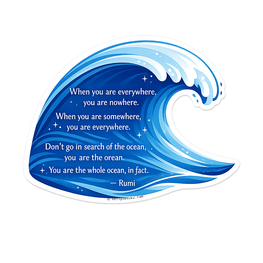 Rumi Ocean Wave