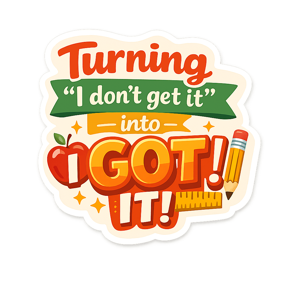 Turning "I Don't Get It" into "I Got It!"
