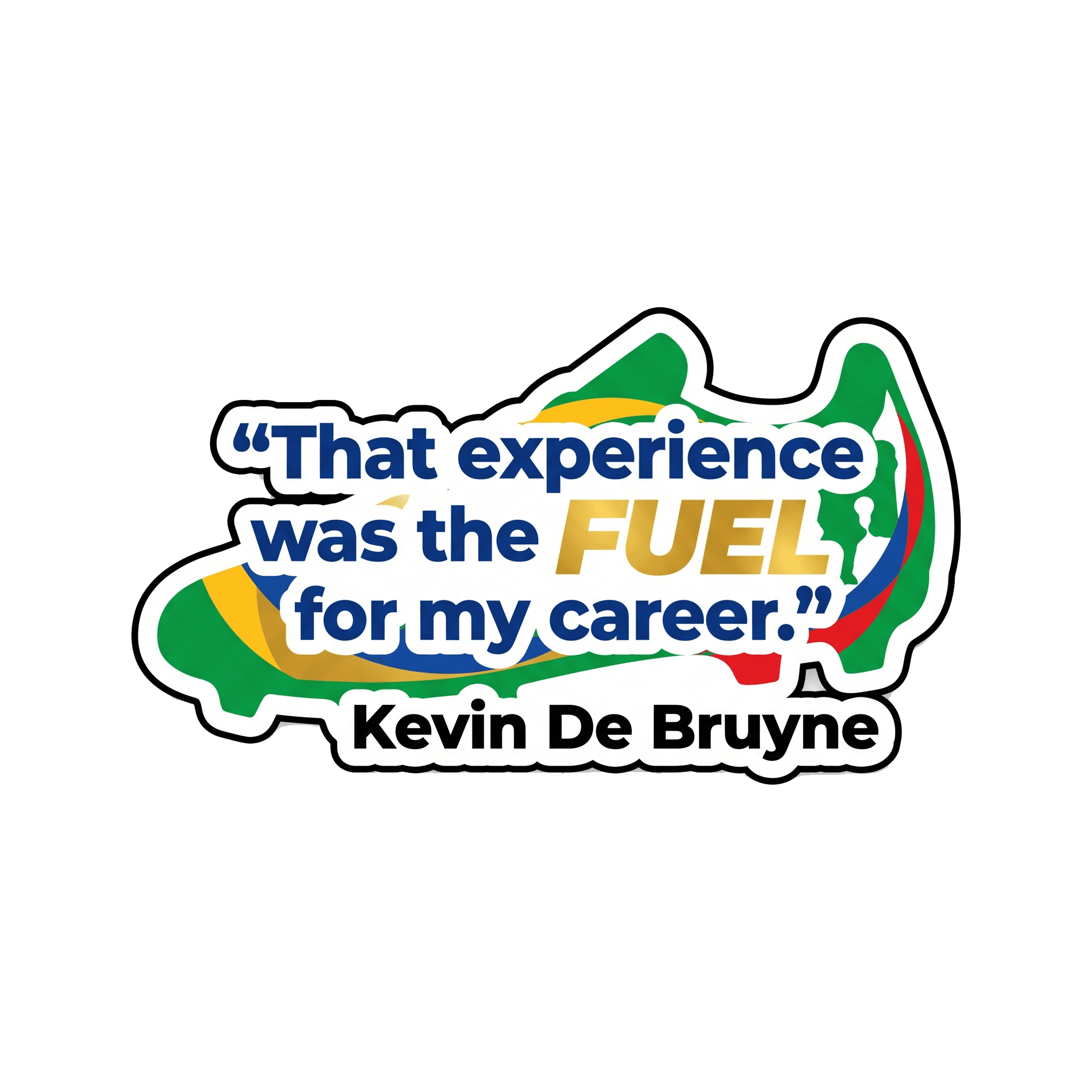 De Bruyne's Career Fuel Sticker
