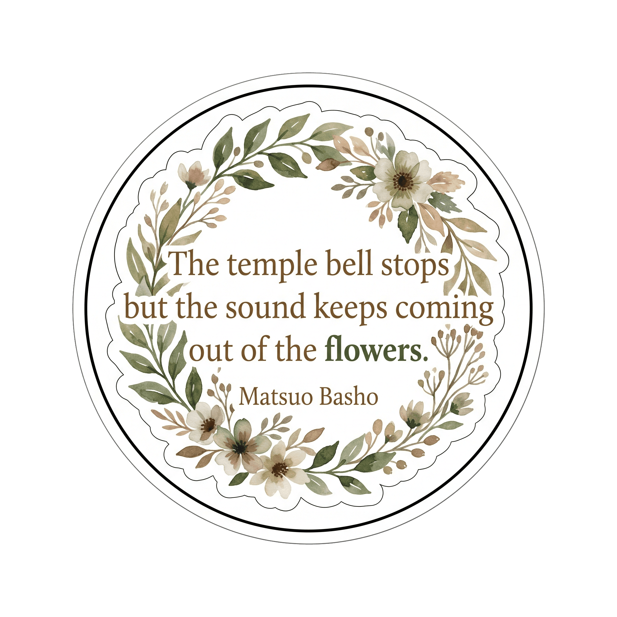 Basho's Temple Bell Haiku: Nature's Lingering Echo