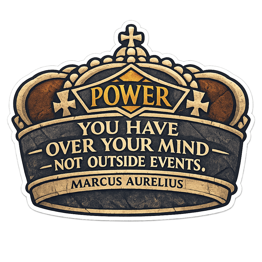 Stoic Mind Mastery Emblem