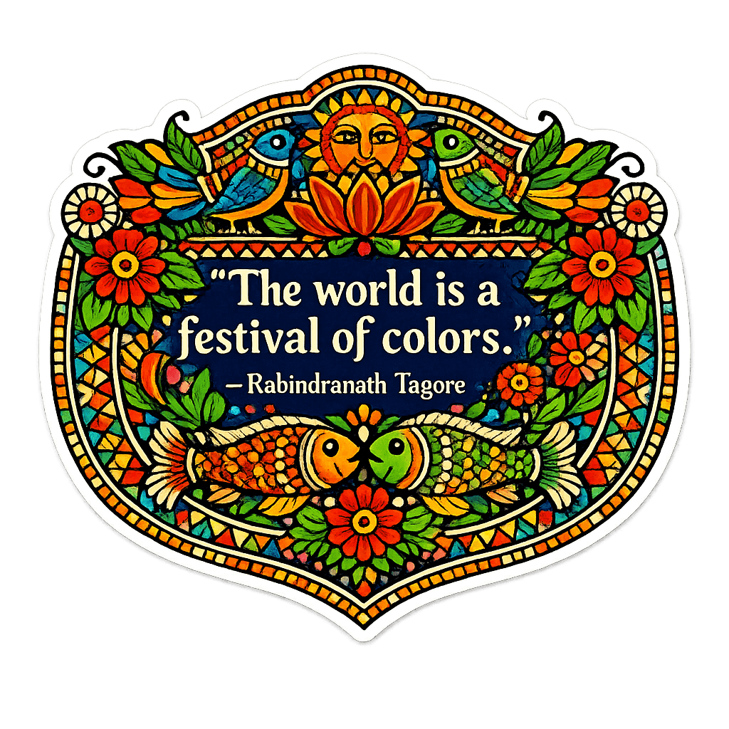 Tagore's Vibrant World of Colors