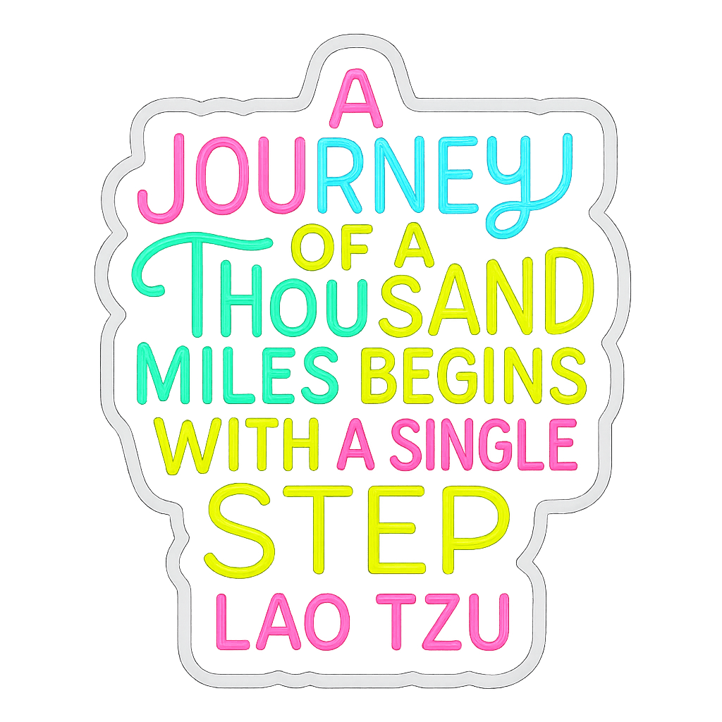 Lao Tzu Wisdom: A Thousand Miles Journey Begins