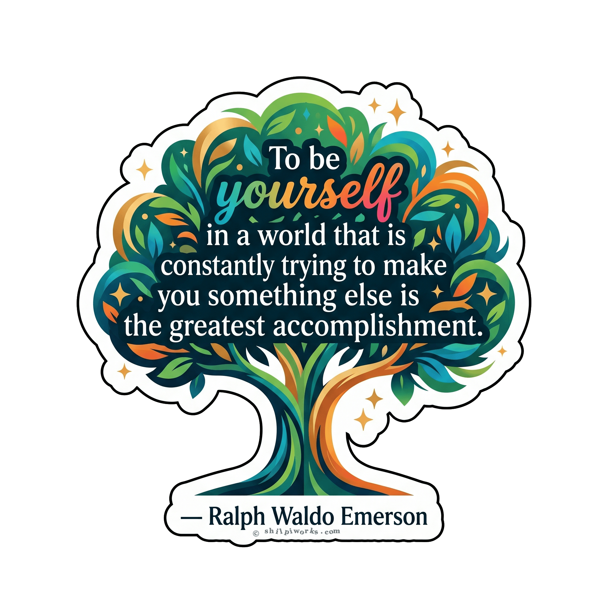 Authenticity's Greatest Accomplishment Sticker