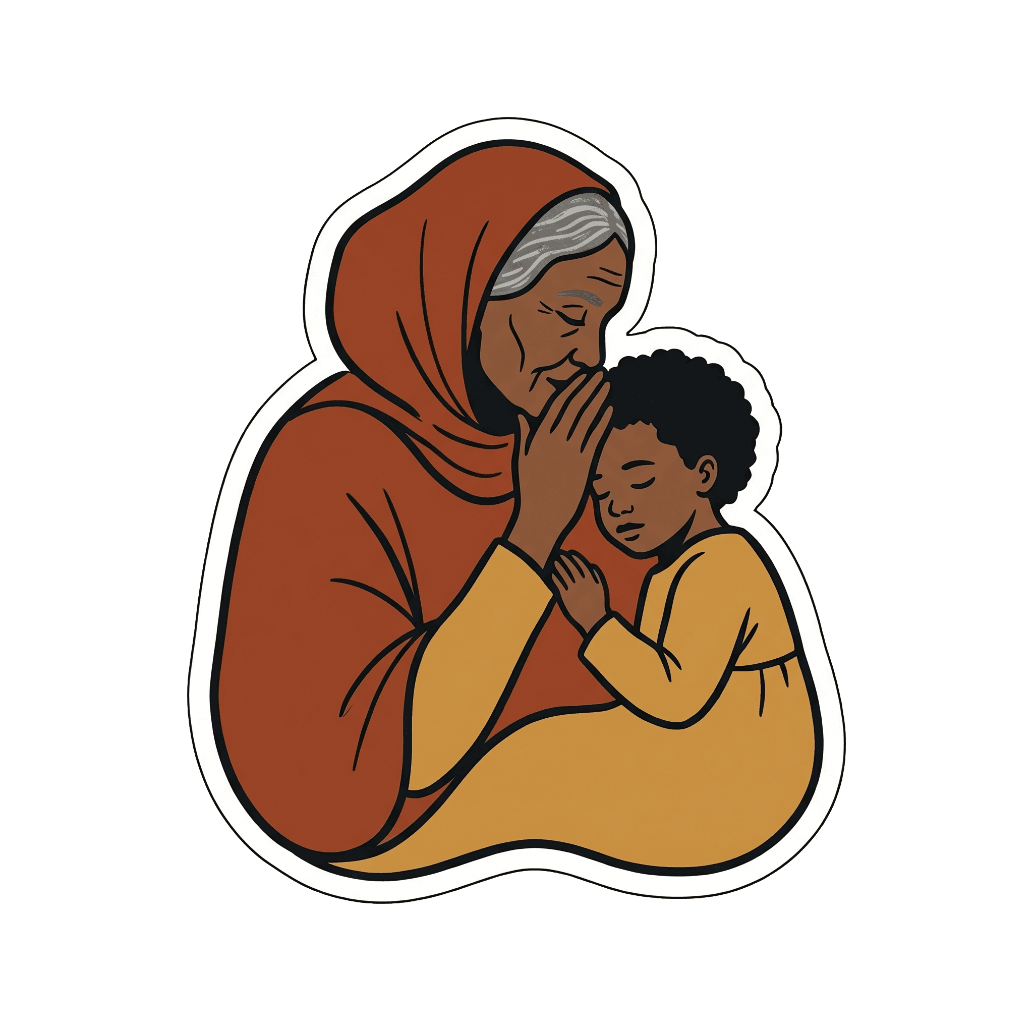 Sacred Bond: Grandmother's Blessing