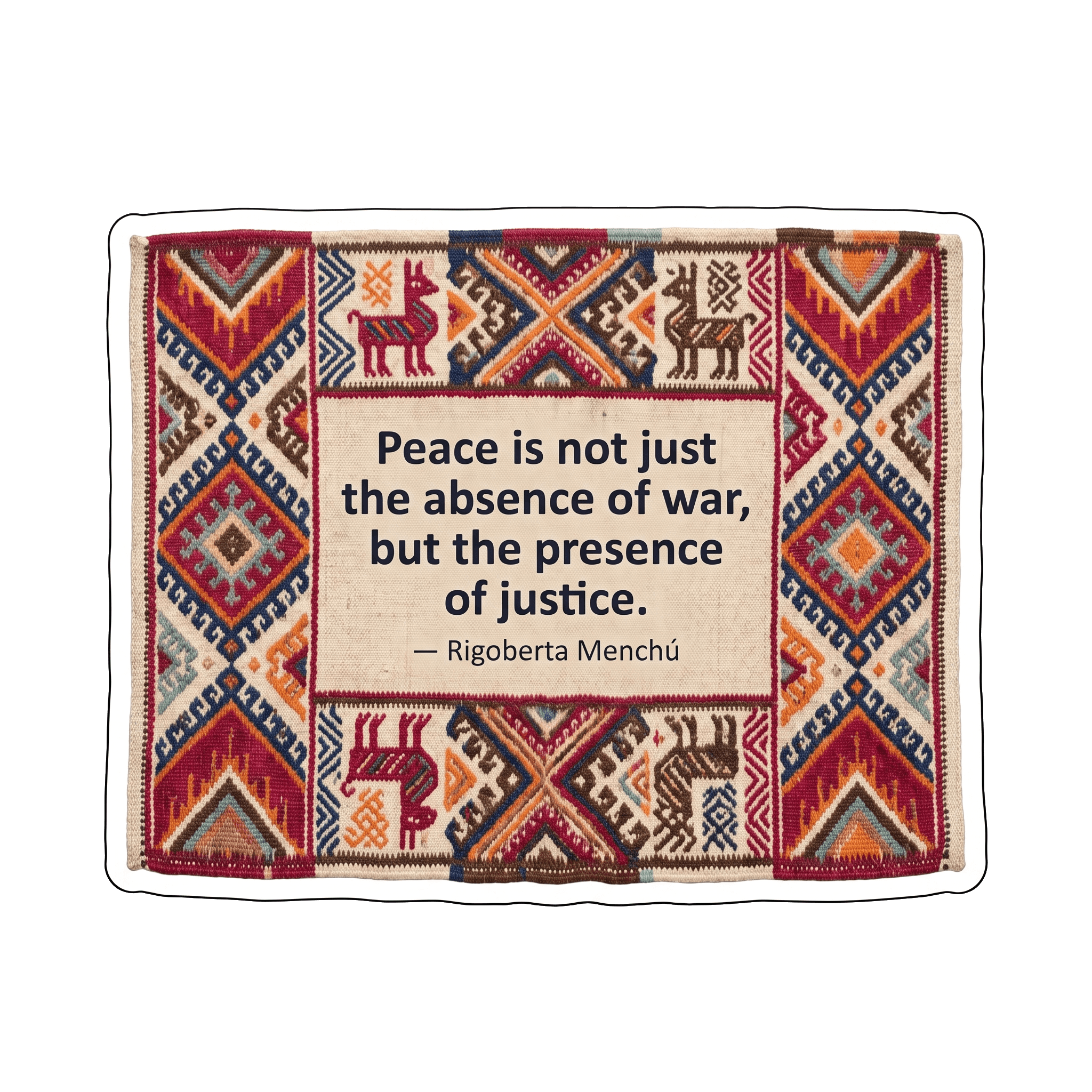 Rigoberta Menchú: Justice & Peace Andean Wisdom