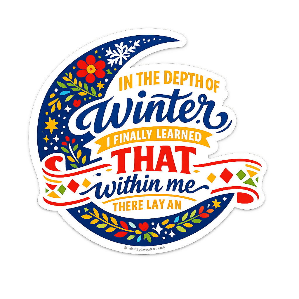 Winter's Depth Inner Strength Discovery