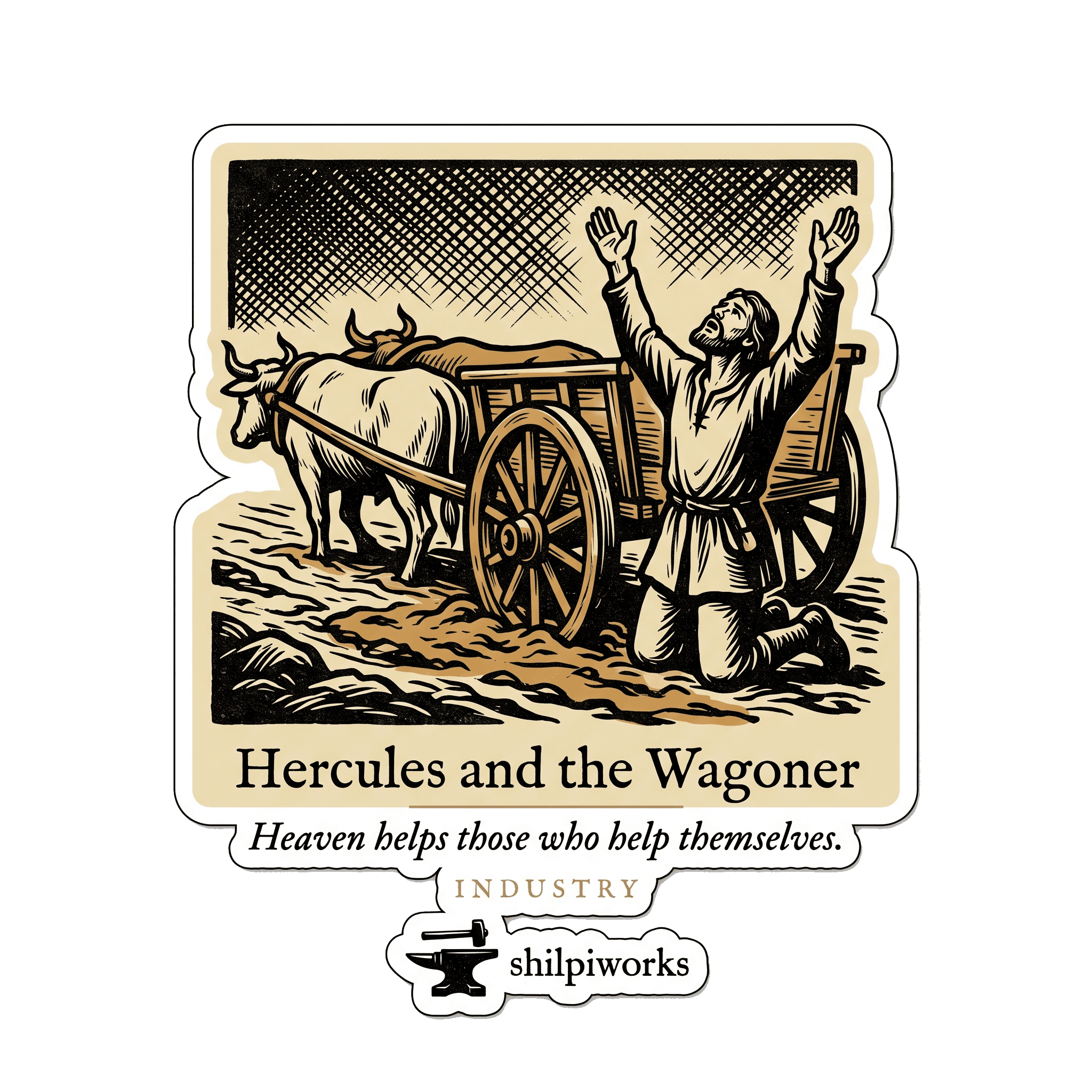 The Fable of Hercules and the Wagoner