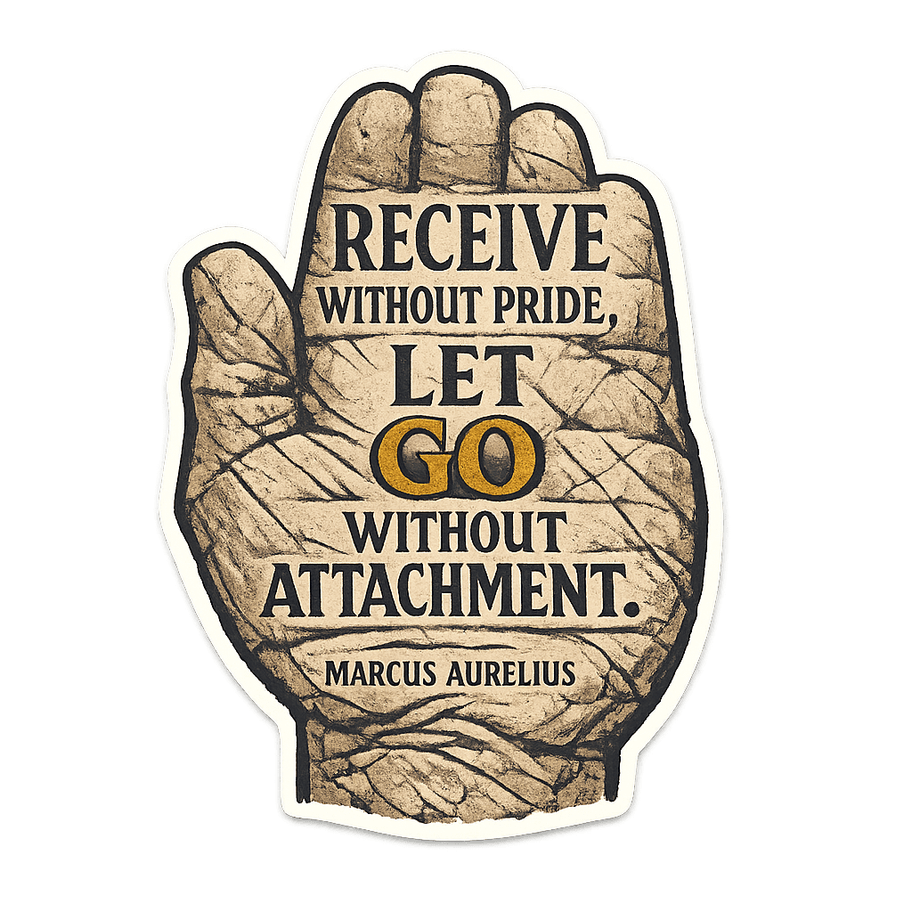 Marcus Aurelius: Receive Without Pride, Let Go