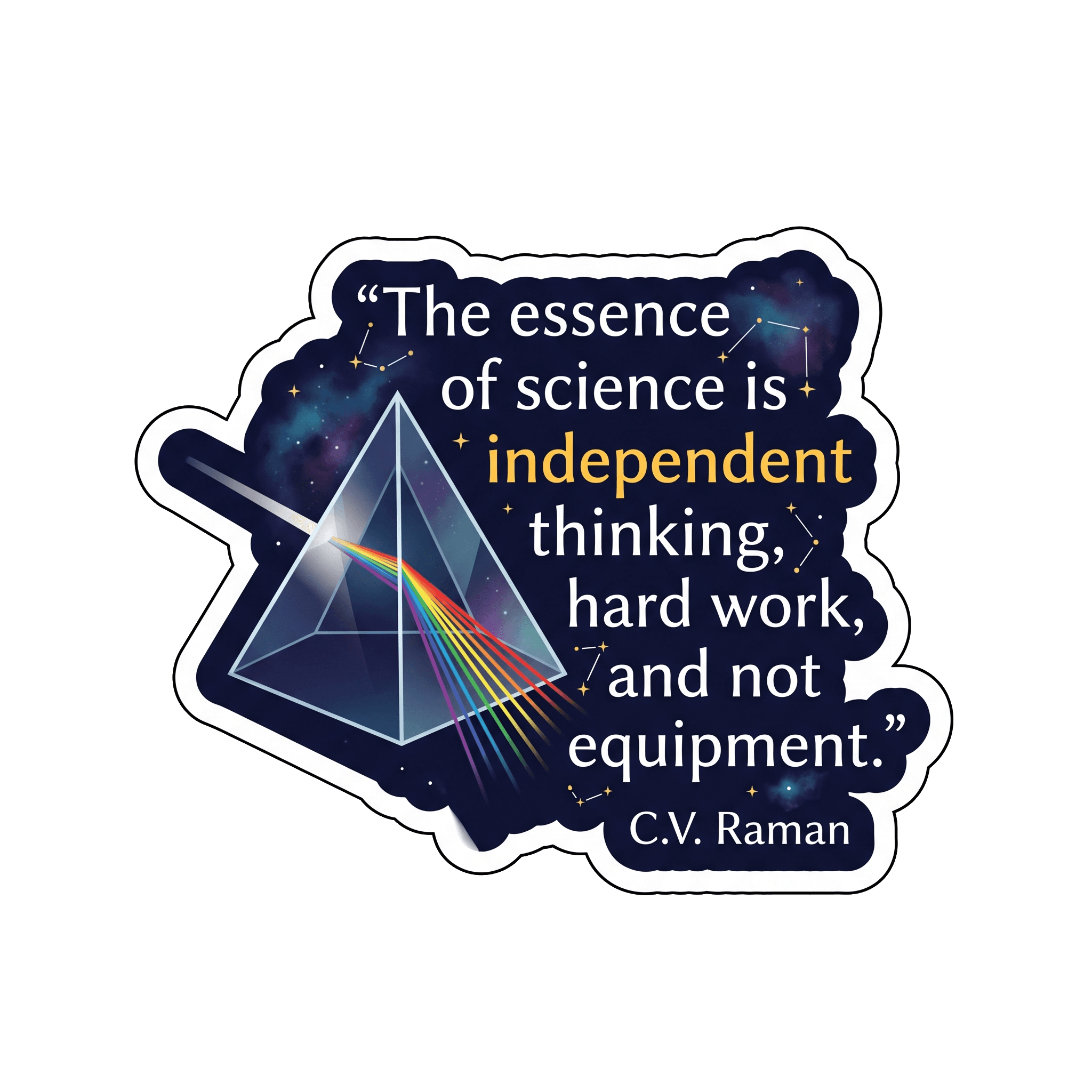 Essence of Science Inspiration Sticker