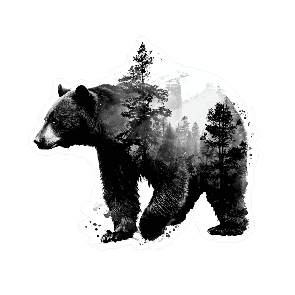Bear Forest Art