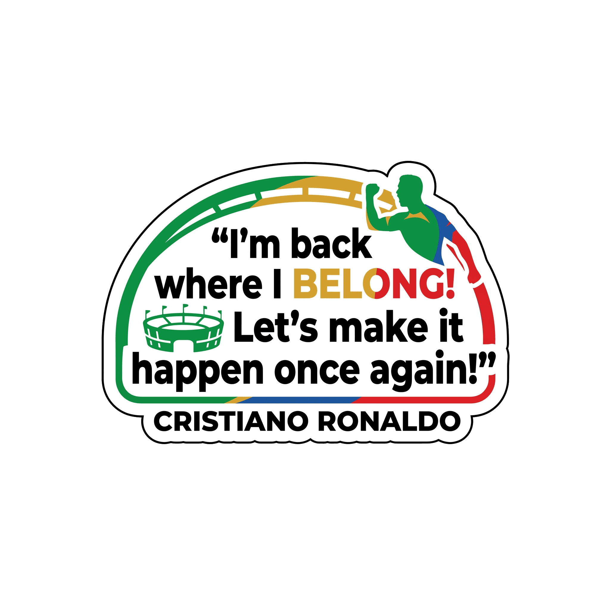 Ronaldo's World Cup Return Sticker