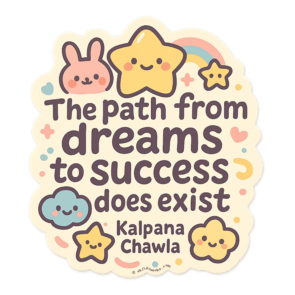 Inspirational Kalpana Chawla Dream Success Message