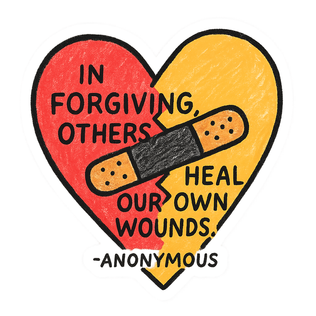 Forgiveness Art - Healing Heart