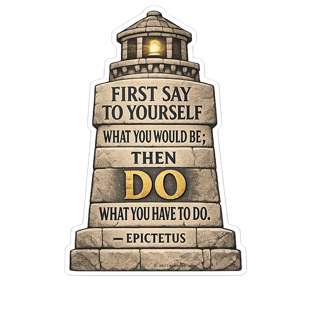 Epictetus: First Say To Yourself