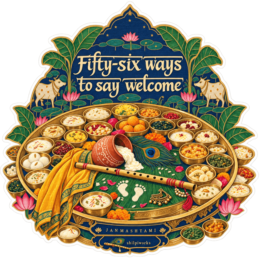Chhappan Bhog Janmashtami Fifty-Six Offerings