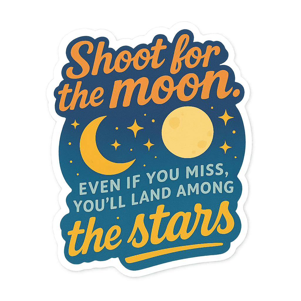 Shoot for the Moon Celestial Art