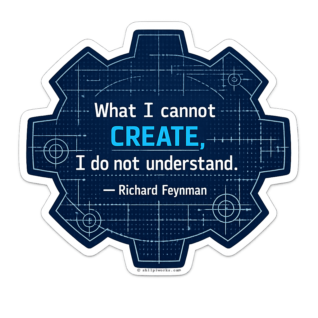 Feynman's Principle of Creation & Insight