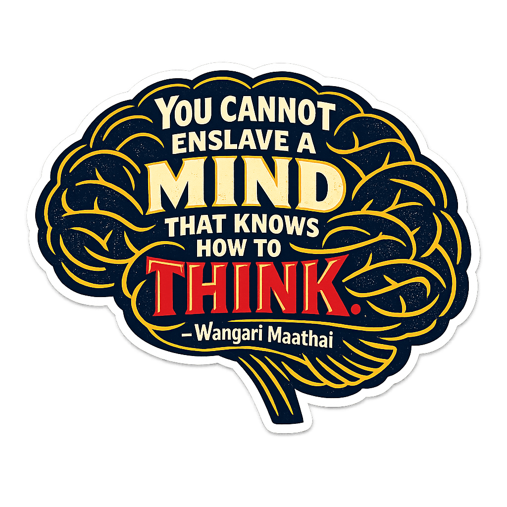 Wangari Maathai Intellectual Freedom Mind Power