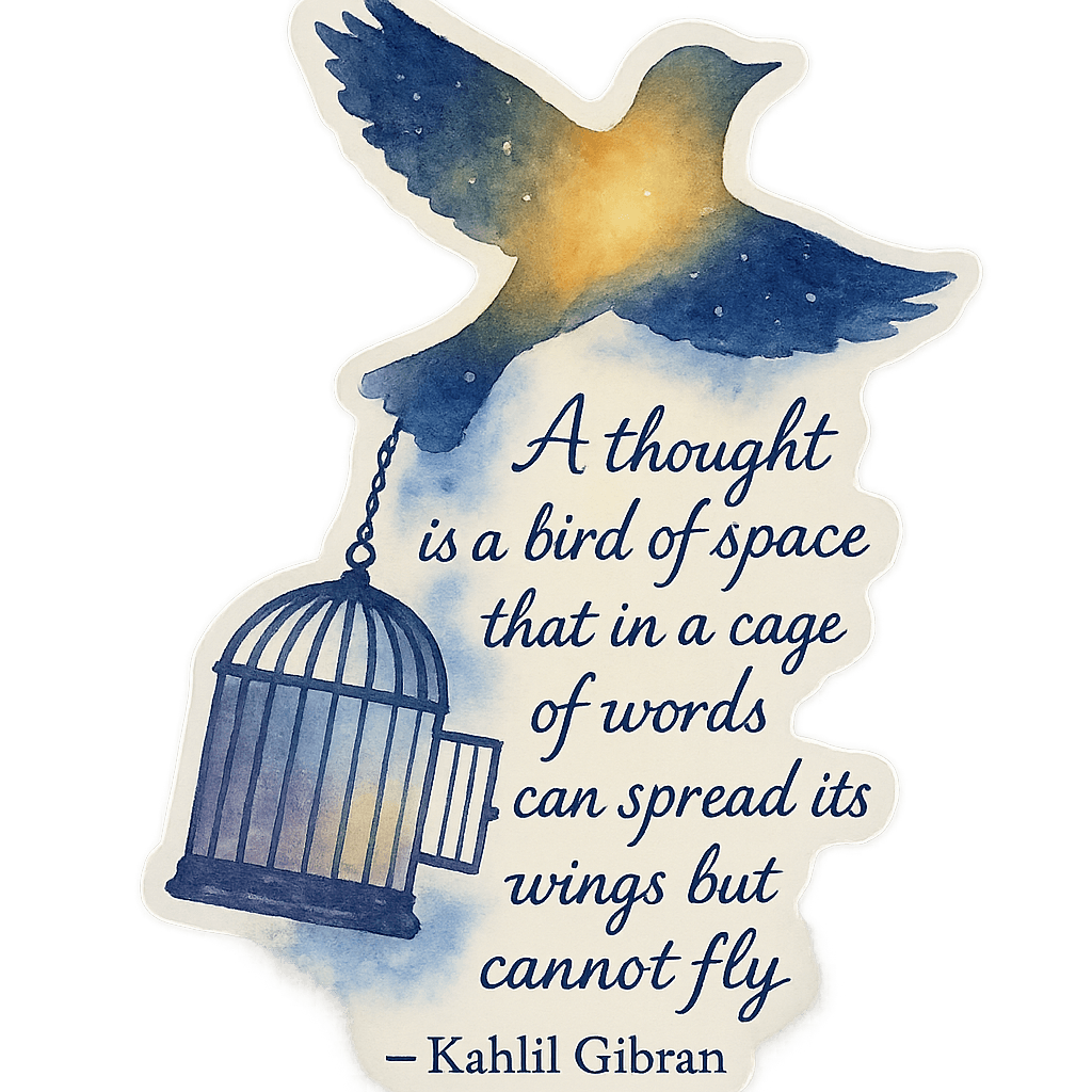 Thought is a Bird of Space