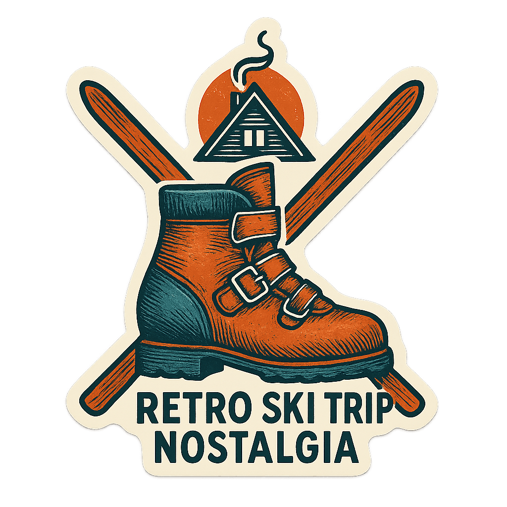Retro Ski Trip Nostalgia