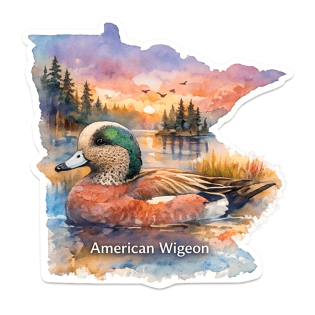 American Wigeon: Minnesota's Whistling Duck