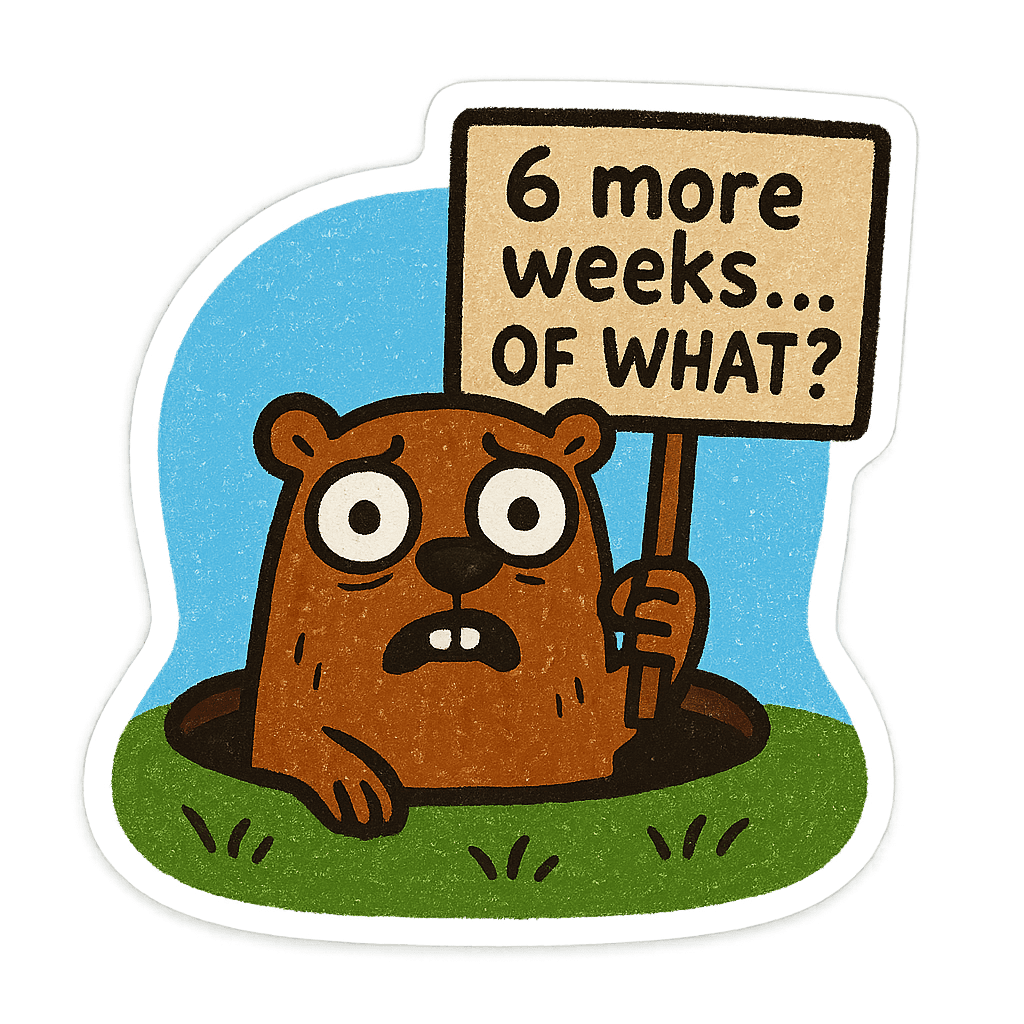 Groundhog Day Funny Art