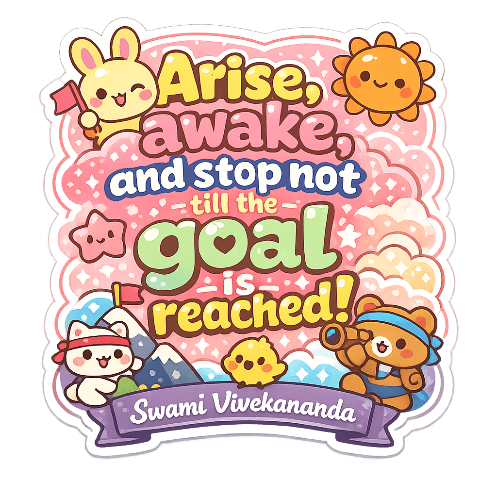 Vivekananda's Call to Persistent Endeavor