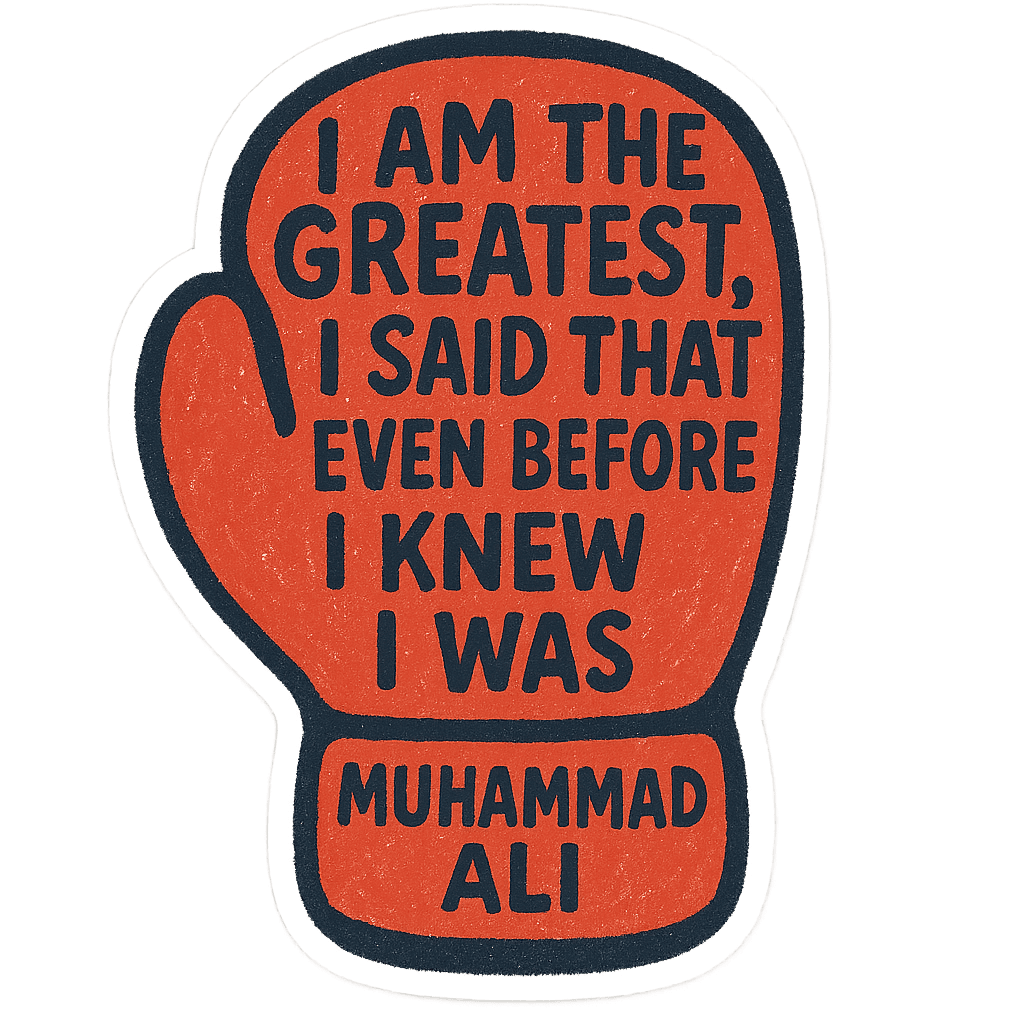 Ali 'Greatest' Boxing Glove