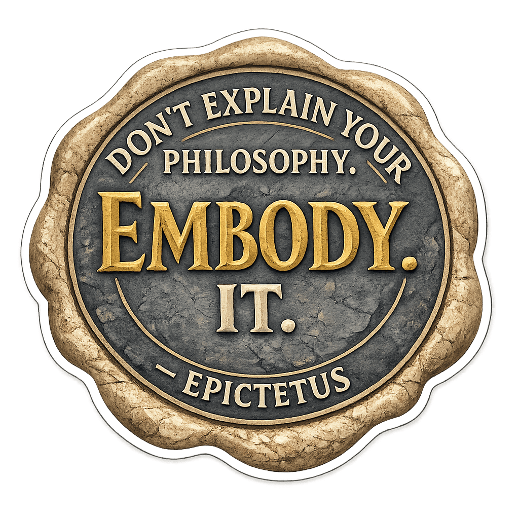 Live Your Philosophy Emblem