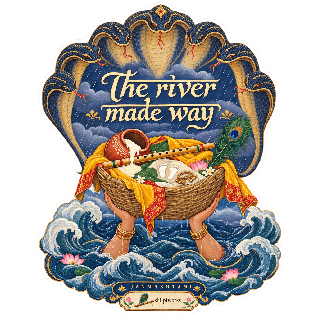 The River Made Way Sticker