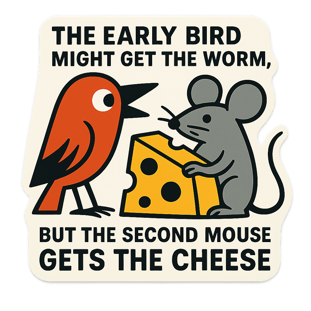 Second Mouse Gets Cheese Art