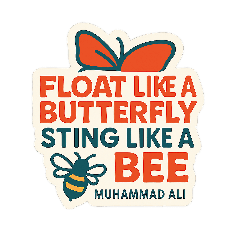 Muhammad Ali's Iconic Butterfly Bee Inspiration