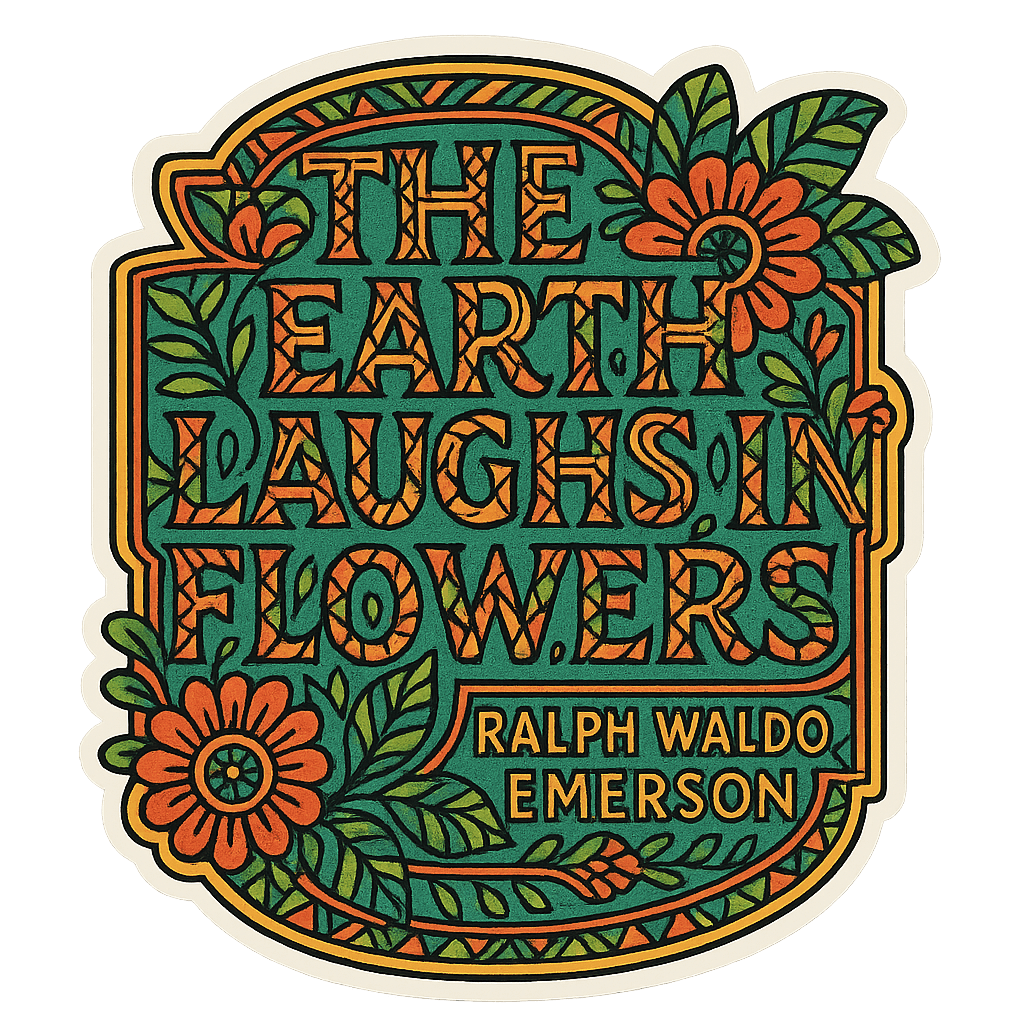 Emerson's Earth Laughs in Flowers Botanical Expression